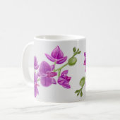 Lila Blumen-Tasse Christinas Kaffeetasse (Vorderseite Links)