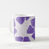 Lila Blumen-Tasse Kaffeetasse (Vorderseite Links)