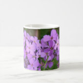 Lila Blumen-Tasse Kaffeetasse (Mittel)