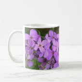 Lila Blumen-Tasse Kaffeetasse (Links)