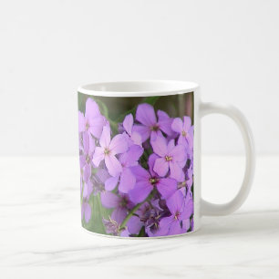 Lila Blumen-Tasse Kaffeetasse