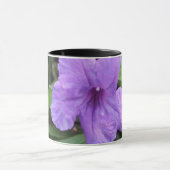 Lila Blumen-Tasse Tasse (Zentrum)