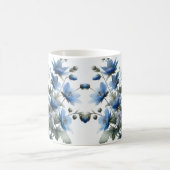 Lila Blumen Tee Tasse Tasse (Mittel)
