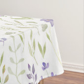 Lila Blumen Tischdecke (Beispiel)