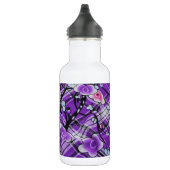 Lila Blumen Trinkflasche (Rechts)