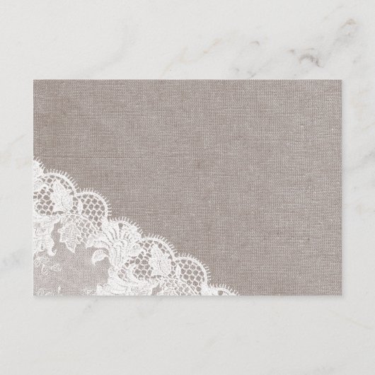 Lila Blumen-u. Begleitkarte (Rückseite)