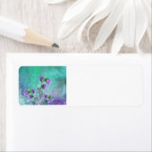 Lila Blumen und Musikereignisse (Insitu)