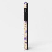Lila Blumen und Schmetterlinge Florales Handy Case-Mate iPhone Hülle (Hinten/Links)
