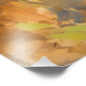 Lila Blumen Zuhause Fotodruck (Ecke)