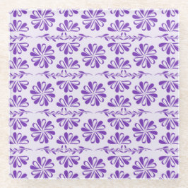 Lila Blumenarchitektur Untersetzer