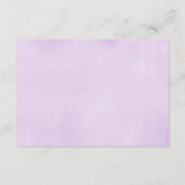 Lila Blumenballon-Buch anstelle einer Karte (Rückseite)