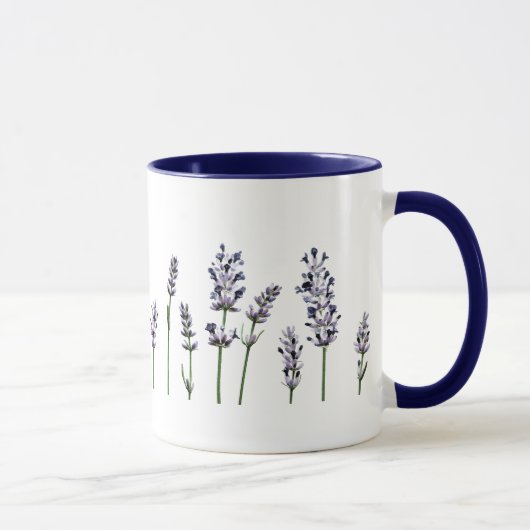 Lila BlumenBlumen des Lavendel-| Pastell Tasse (Rechts)