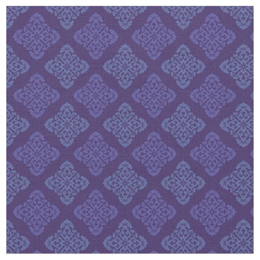 Lila BlumenDamast Stoff (Nahaufnahme)