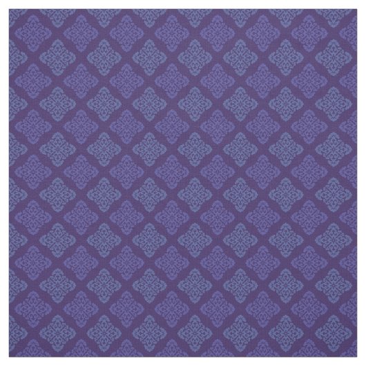 Lila BlumenDamast Stoff (Muster)