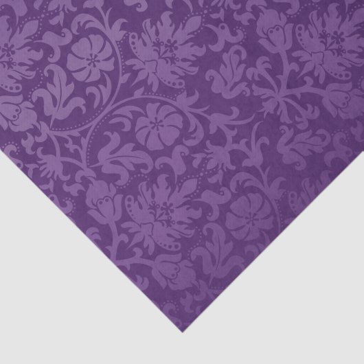 Lila Blumendampfer Seidenpapier (Ausschnitt)