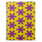 Lila Blumenfleck Notizblock (Vorderseite)