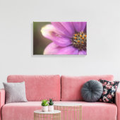 Lila Blumenfotografie Leinwanddruck (Insitu (Wohnzimmer))