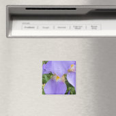 Lila Blumenfotografie Magnet (In Situ (Geschirrspüler))