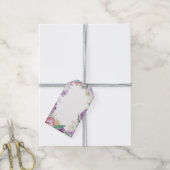 Lila Blumenfrühlingsschmuck oder Geschenkkarten fü Geschenkanhänger (Mit Garn)