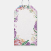 Lila Blumenfrühlingsschmuck oder Geschenkkarten fü Geschenkanhänger (Rückseite)