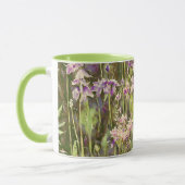 Lila Blumengarten Blumenstrauß Tasse Cup (Links)