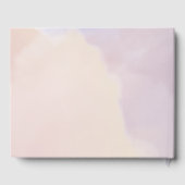 Lila Blumengarten HochzeitsGästebuch Gästebuch (Rückseite)