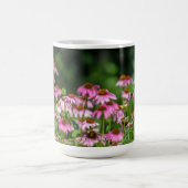 Lila Blumengarten Kaffeetasse (Mittel)
