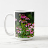 Lila Blumengarten Kaffeetasse (Links)
