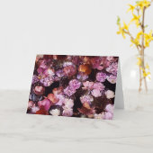 Lila Blumengarten Kunstgeschichte Karte (Gelbe Blume)