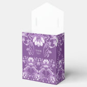 Lila Blumengeweihe Geschenkschachtel (Geöffnet)