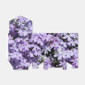 Lila Blumengeweihe Geschenkschachtel (Ungefaltet)