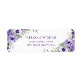 lila Blumenhochzeit (Vorne)