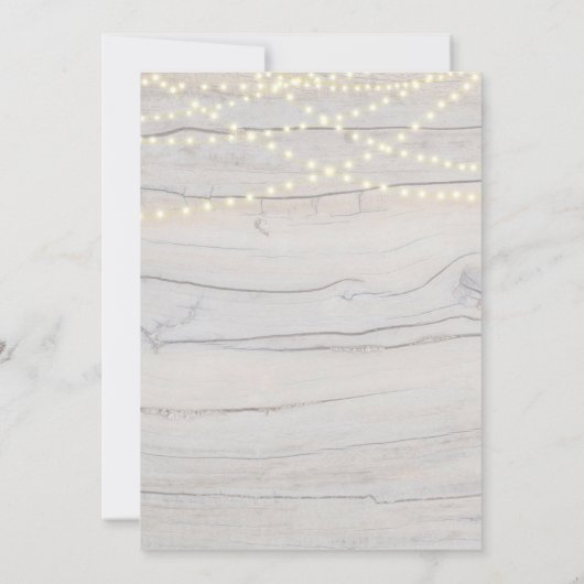 Lila Blumenholzlicht wird meine Brautjungfrau sein Einladung (Rückseite)