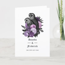 Lila Blumenhügel Gothic Wedding