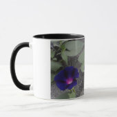 Lila Blumenkaffee-Tasse Tasse (Links)