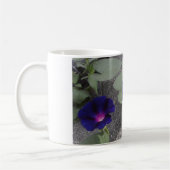 Lila Blumenkaffee-Tasse Tasse (Links)