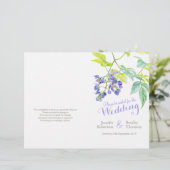 Lila Blumenkartoffel Blume Hochzeitsfeier (Stehend Vorderseite)