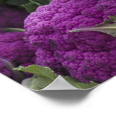 Lila Blumenkohl Poster (Ecke)