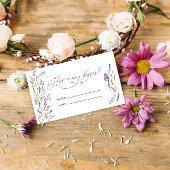 Lila Blumenlavender Wie viele Kisses Game Begleitkarte