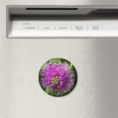 lila Blumenmagnet Magnet (In Situ (Geschirrspüler))