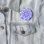 Lila BlumenMandala Button (Beispiel)