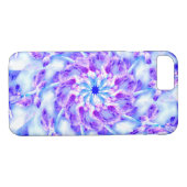 Lila BlumenMandala iPhone 8/7 Fall Case-Mate iPhone Hülle (Rückseite (Horizontal))