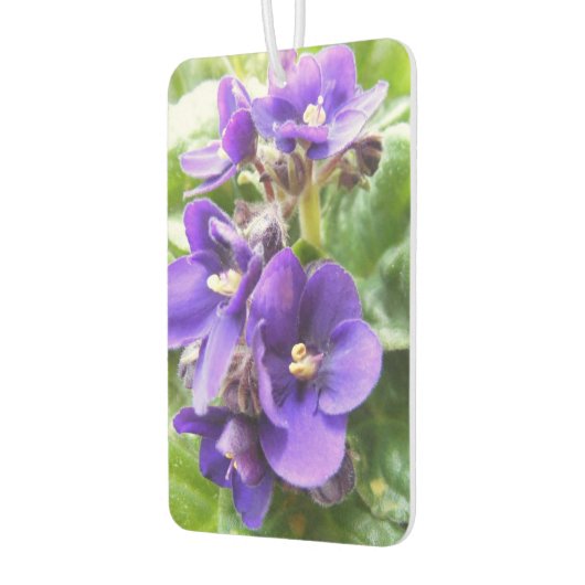 Lila Blumenmuster Autolufterfrischer (Links)