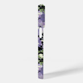 Lila Blumenmuster Case-Mate iPhone Hülle (Rückseite / Rechts)