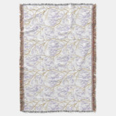 Lila Blumenmuster Decke (Vorderseite Vertikal)