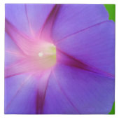 Lila Blumenmuster Fliese (Vorderseite)