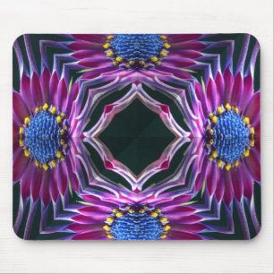 Lila Blumenmuster Mousepad