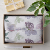 Lila Blumenmuster Seidenpapier (Geschenk)