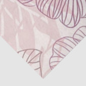 lila Blumenmuster Seidenpapier (Detail)