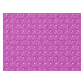 Lila Blumenmuster Tischdecke (Vorderseite (Horizontal))